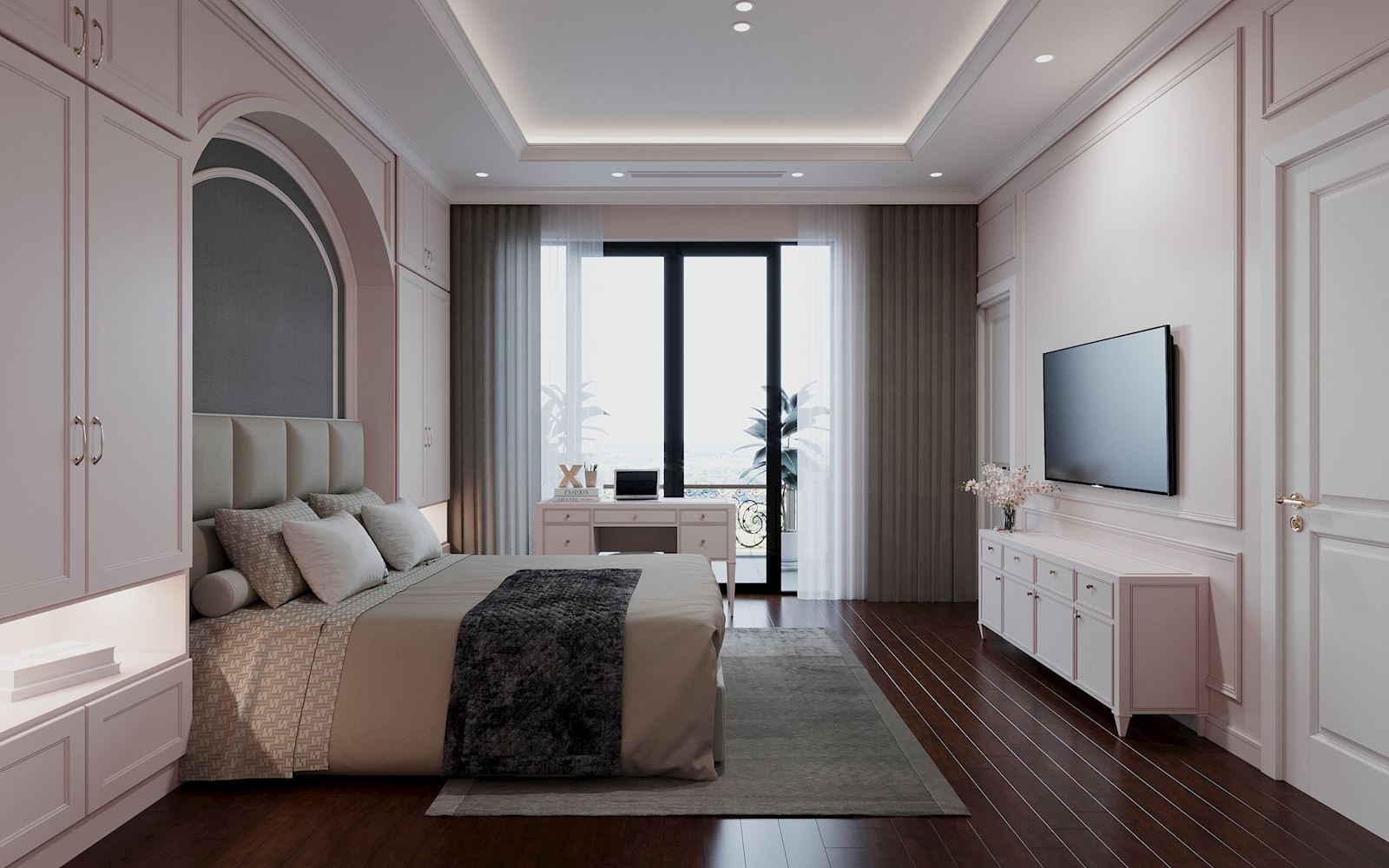 Phòng ngủ dành cho các bạn nhỏ.