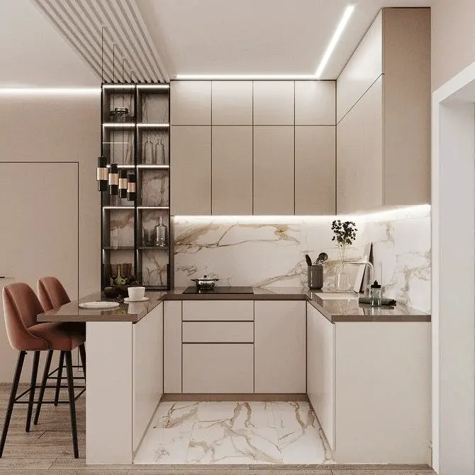20+ mẫu tủ bếp hợp kim nhỏ giúp gấp đôi diện tích bếp
