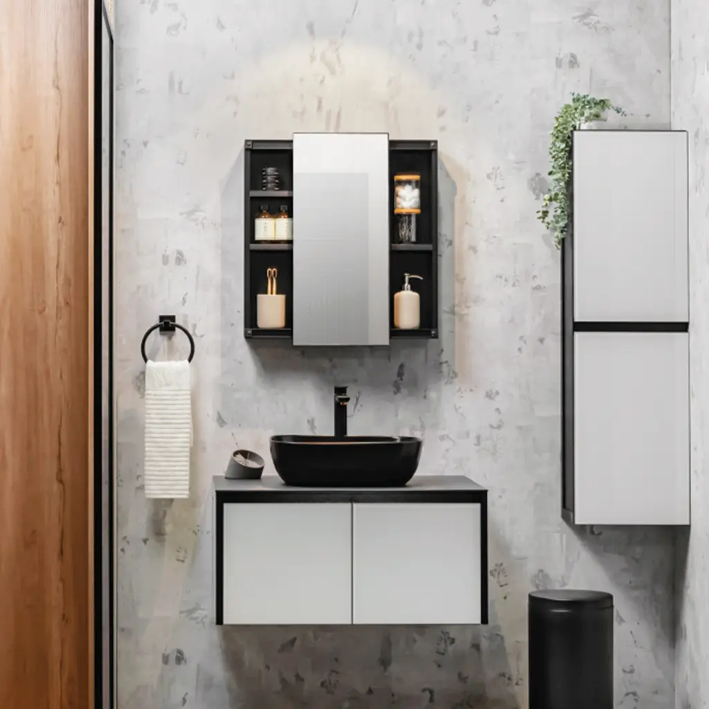 TỦ LAVABO HỢP KIM TỦ DƯỚI CÁNH MỞ V785
