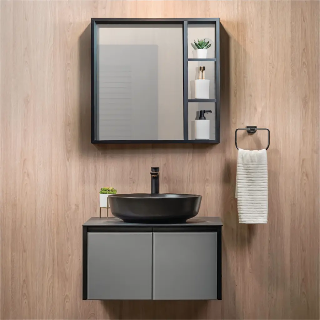 TỦ TREO TƯỜNG CÓ ĐỢT, GƯƠNG HẬU ME4060