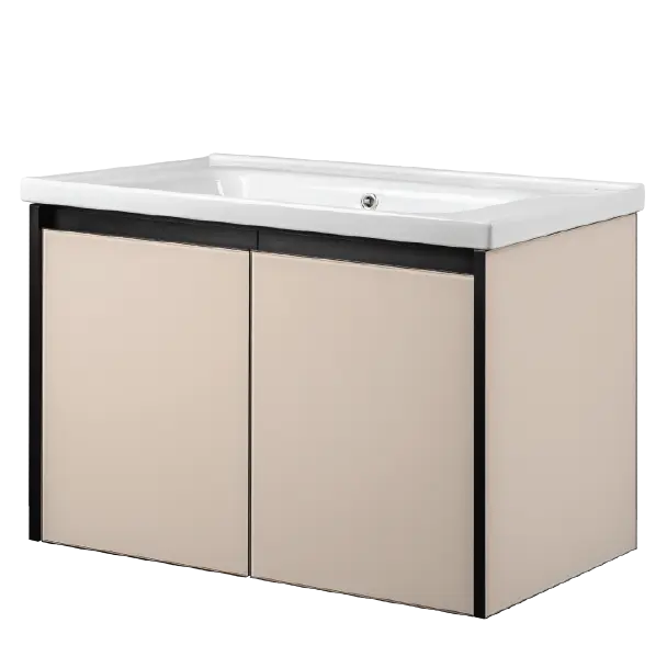 TỦ LAVABO HỢP KIM BAO GỒM TỦ DƯỚI VÀ TỦ GƯƠNG VU785 + MD6060 (BAO GỒM MẶT ĐÁ VÀ CHẬU)