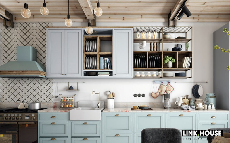 10+ gợi ý thiết kế kệ bếp đẹp, sắp xếp tủ bếp gọn gàng, khoa học nhất