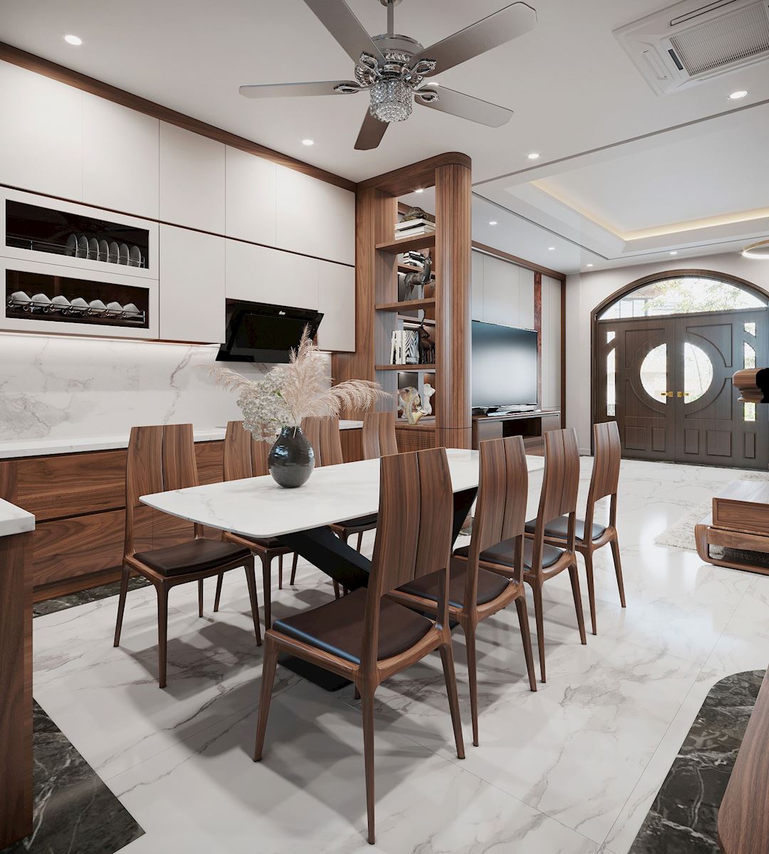 Một góc khác của căn bếp