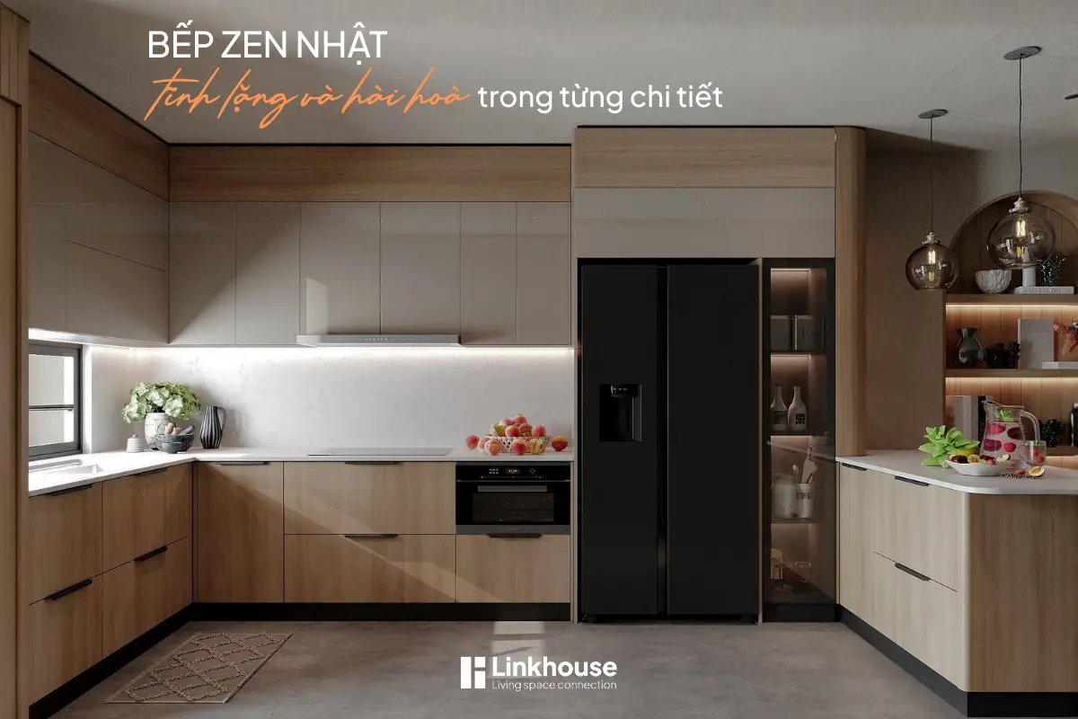 BẾP ZEN NHẬT – NGHỆ THUẬT TỐI GIẢN MANG ĐẾN SỰ TĨNH TÂM CHO NGÔI NHÀ BẠN