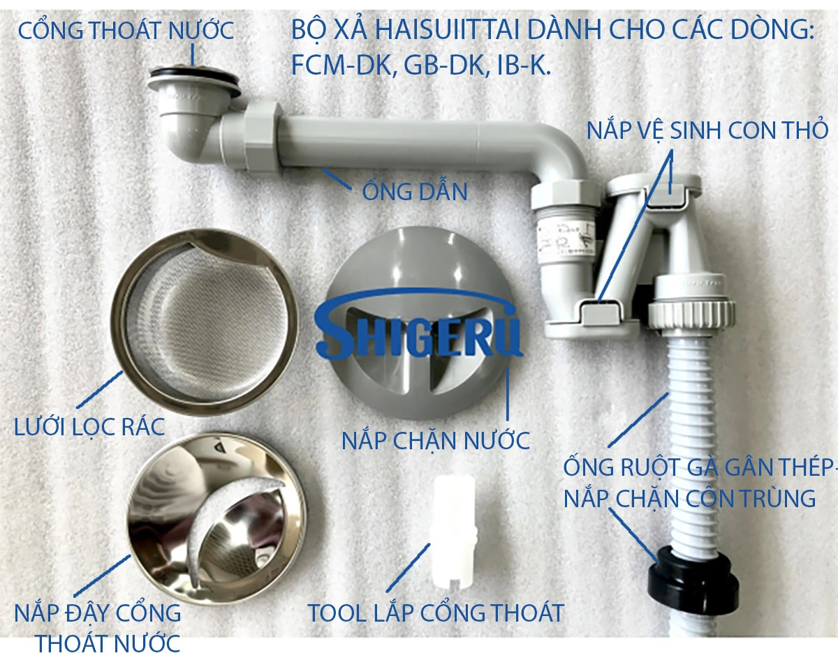 Chậu rửa chén bát Shigeru